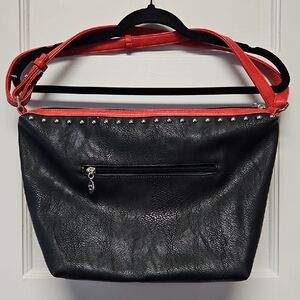 Sydney Love Black and Red Studded Boho Bag
